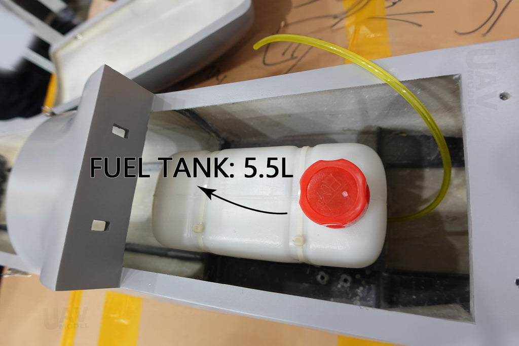 Skyeye SR260 2600mm UAV fuel tank 5.5L detail.