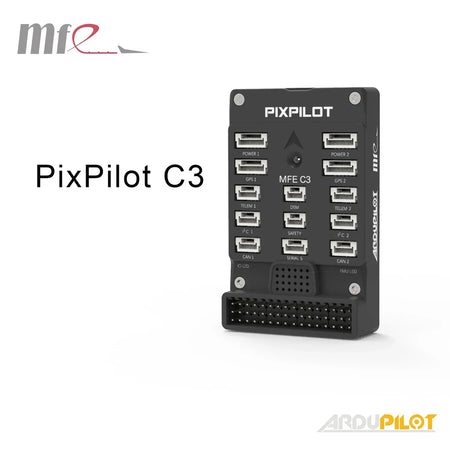 Makeflyeasy PixPilot C3 flight control, entry-level open source autopilot system for fixed-wing and multi-rotor drones.