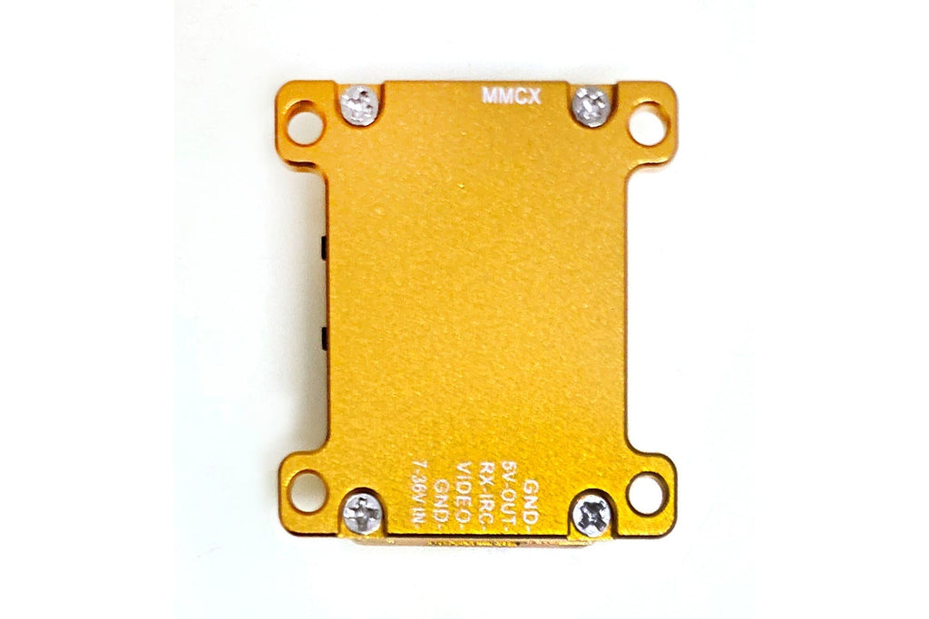 1.6GHz 3W 3km long-range video transmitter VTX/VRX, orange MMCX interface.
