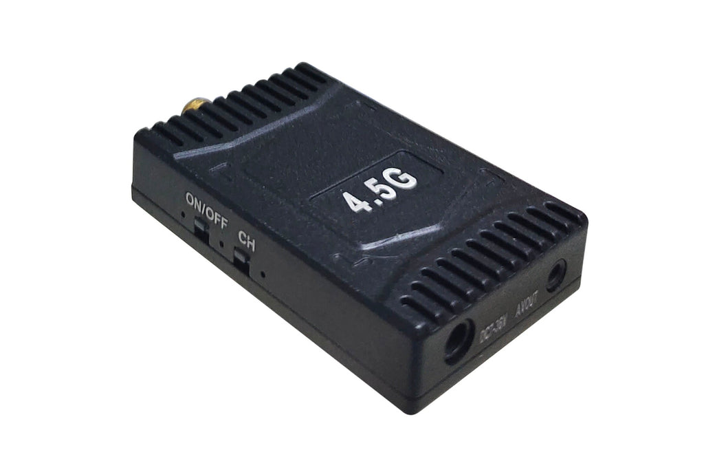 4.5G long range video transmitter with ON/OFF and channel selection switches