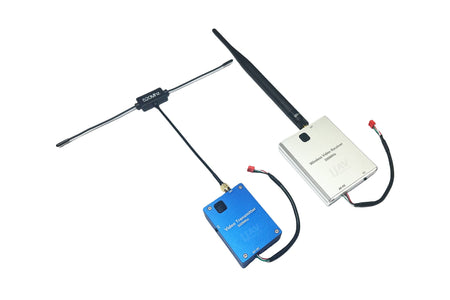 1.2Ghz 2W 2km long range wireless video transmitter and receiver with antennas
