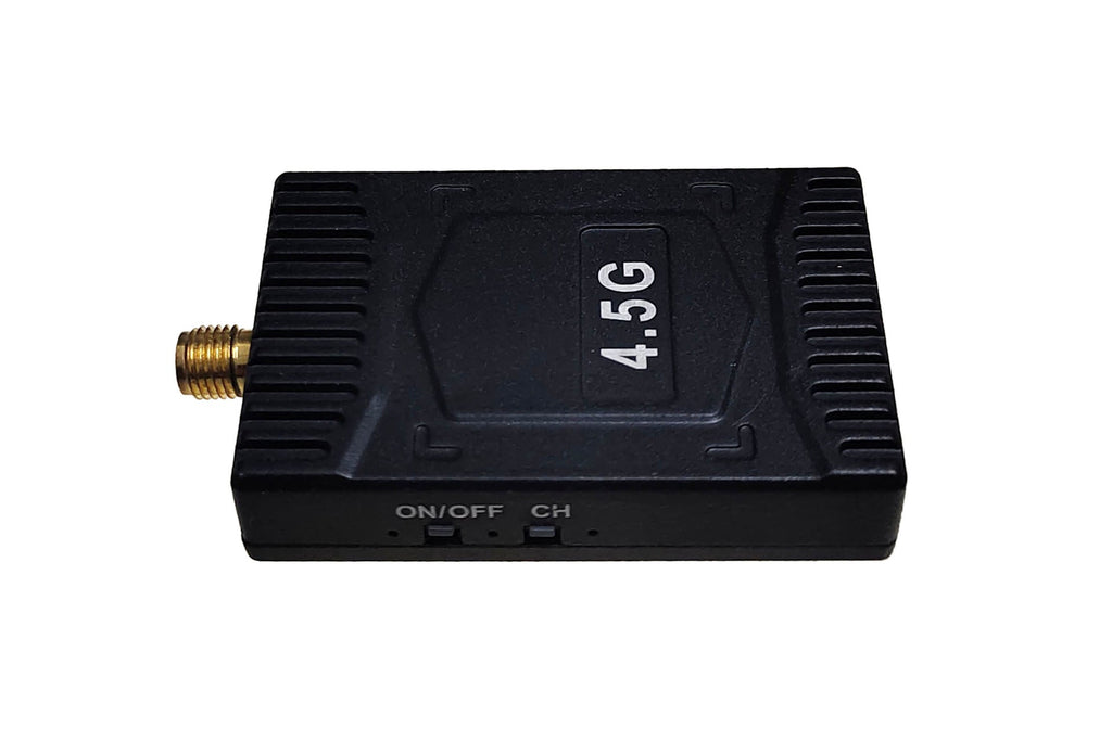 4.5GHz long range video transmitter VTX/VRX with on/off and channel switches.