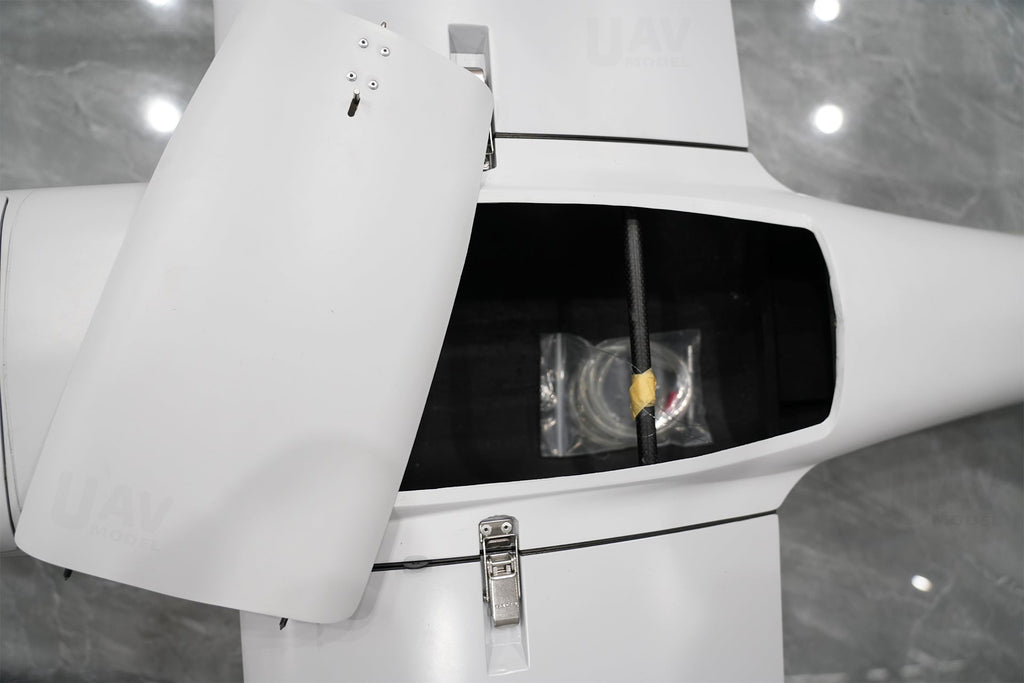 Skywalker SKY245 UAV VTOL Drone with carbon fiber composite material.