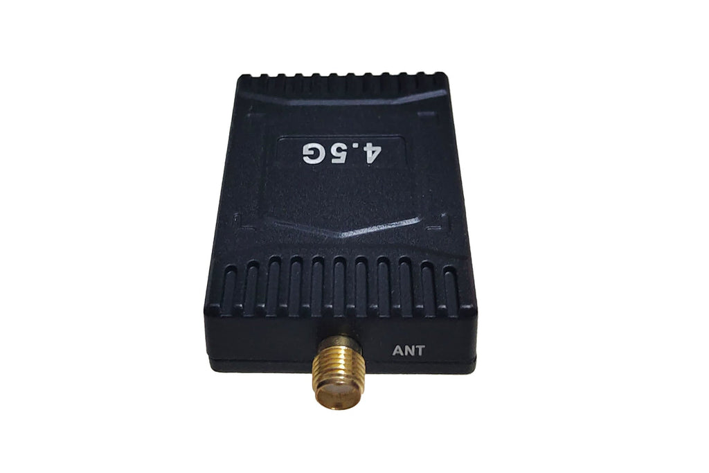 4.5GHz long range video transmitter VTX/VRX top view with antenna connector.