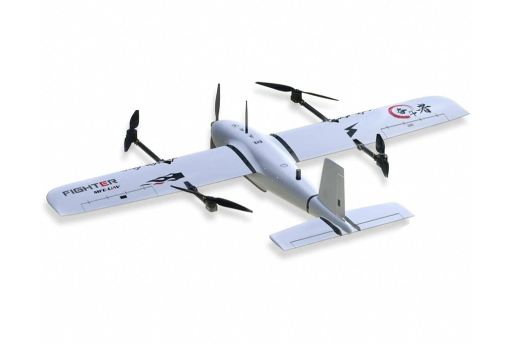 Makeflyeasy Fighter 2430mm 4+1 UAV Drones VTOL with EPO, EVA, carbon fiber construction.