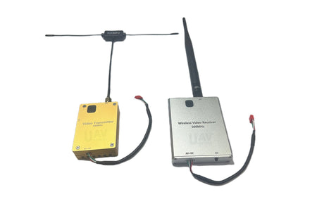 1.2GHz 4W 4km long range wireless video transmitter and receiver VTX/VRX with antennas.