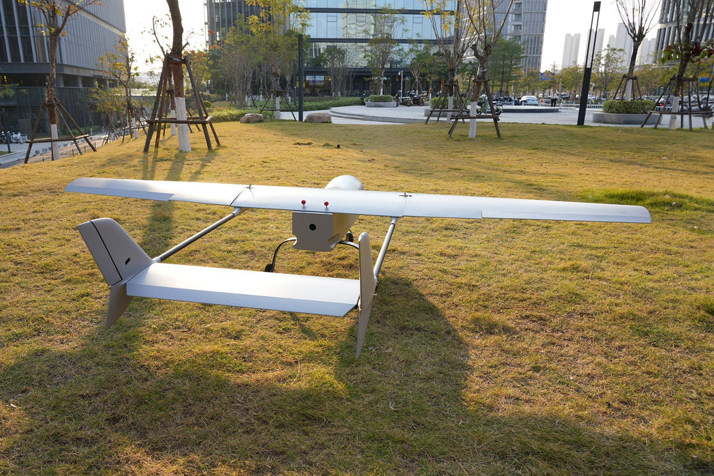 Skyeye SR260 2600mm UAV fixed wing drone on grass field