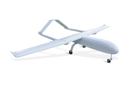 SKYEYE S360 3600MM Glass Fiber UAV Fixed Wing Drone with white aerodynamic design and landing gear.