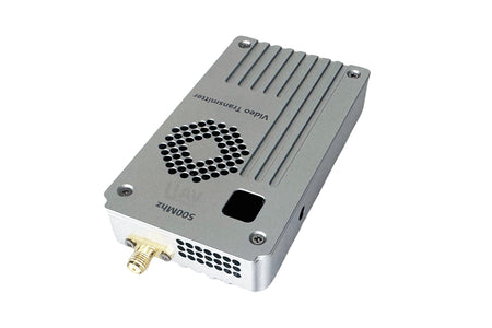 8W wireless video transmitter, 1.2Ghz, long range 15km, silver design, SMA port.