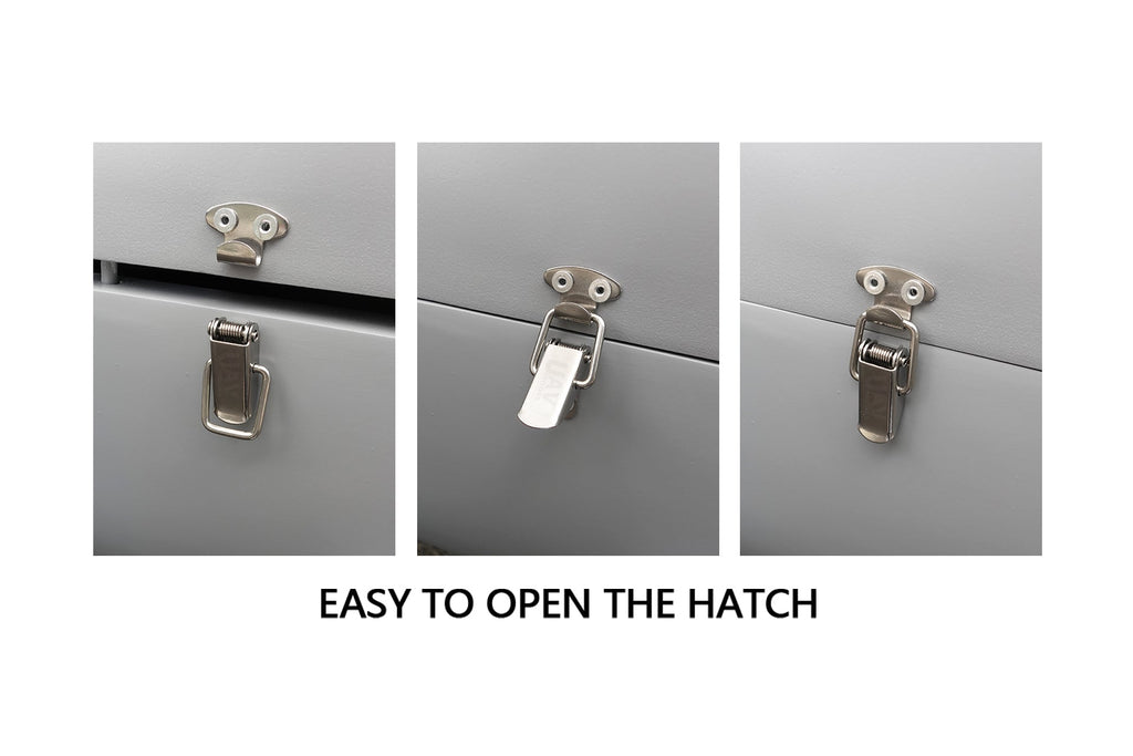 Hatch opening mechanism for Skyeye Carbon Fiber 3600mm UAV Fixed Wing Drone.