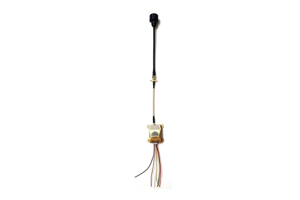 4.5GHz long range video transmitter with cables and antenna, key control and LED indicators.
