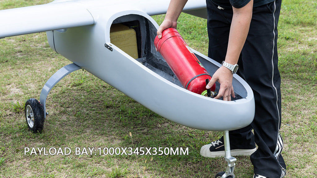 Skyeye 5000mm Carbon Fiber UAV Drone payload bay.