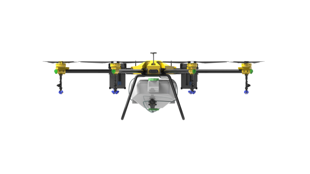 H120 Agricultural spray drone with wide spraying width, lightweight design, and advanced obstacle avoidance.