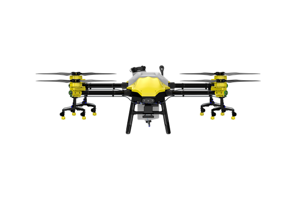 H32X Agricultural Drones for crop spraying, front view with high-pressure nozzles and carbon fiber design.