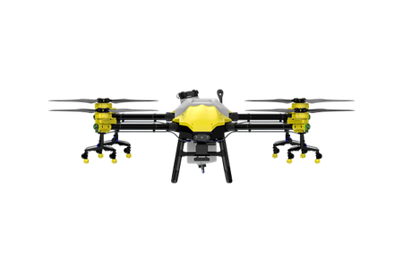 H32X Agricultural Drones for crop spraying, front view with high-pressure nozzles and carbon fiber design.