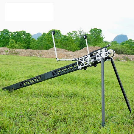 Skywalker catapult ejection rack for UAV fixed-wing aircraft launch, aluminum alloy structure.