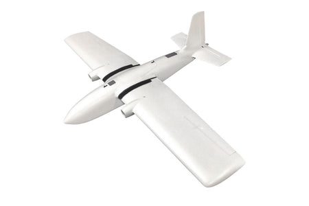 MFD Crosswind Nimbus Pro V2 binary UAV fixed wing drone, white with twin motors and modular design.