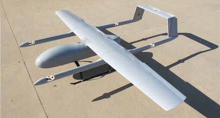 Skyeye SVH360 3600mm full carbon fiber UAV VTOL drone on concrete surface.