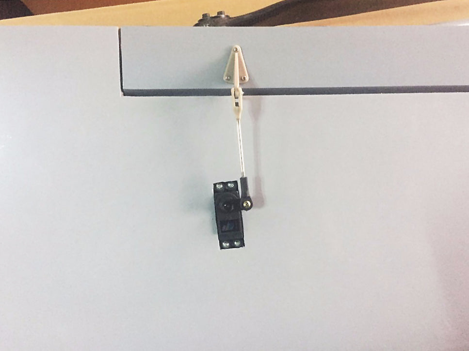 Skyeye SVH360 UAV VTOL drone control mechanism detail.