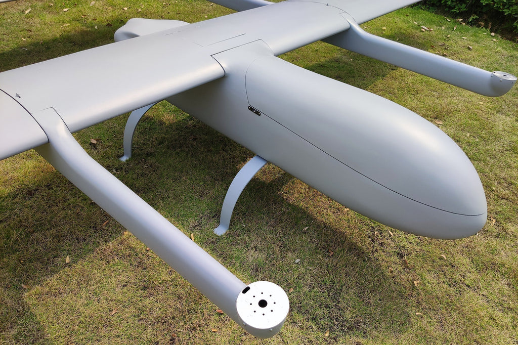 Skyeye Wingspan 6000MM VTOL UAV industrial large drone on grass.
