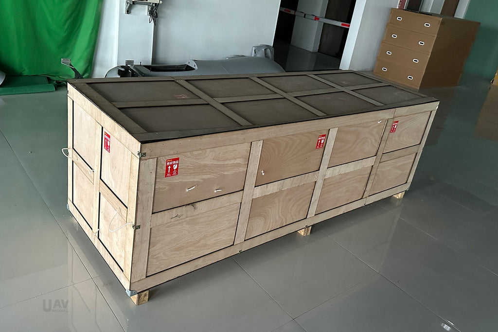 Packaging crate for Skyeye Giant Eye 6050mm Fixed Wing Drone SG605.
