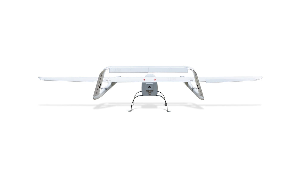 SKYEYE SV360 3600mm full carbon fiber UAV VTOL drone, front view, white with wide wingspan.
