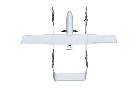 SKYEYE SV360 3600MM UAV VTOL drone with full carbon fiber design, top view.